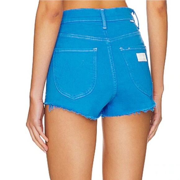 Mother Shorts The Tune Up Bona Fide Fray in Blue Aster Size 33 NWT Designer - Picture 3 of 13